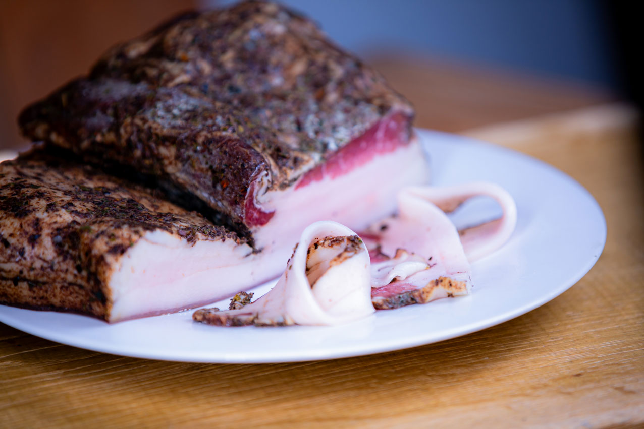 Pancetta tesa stagionata