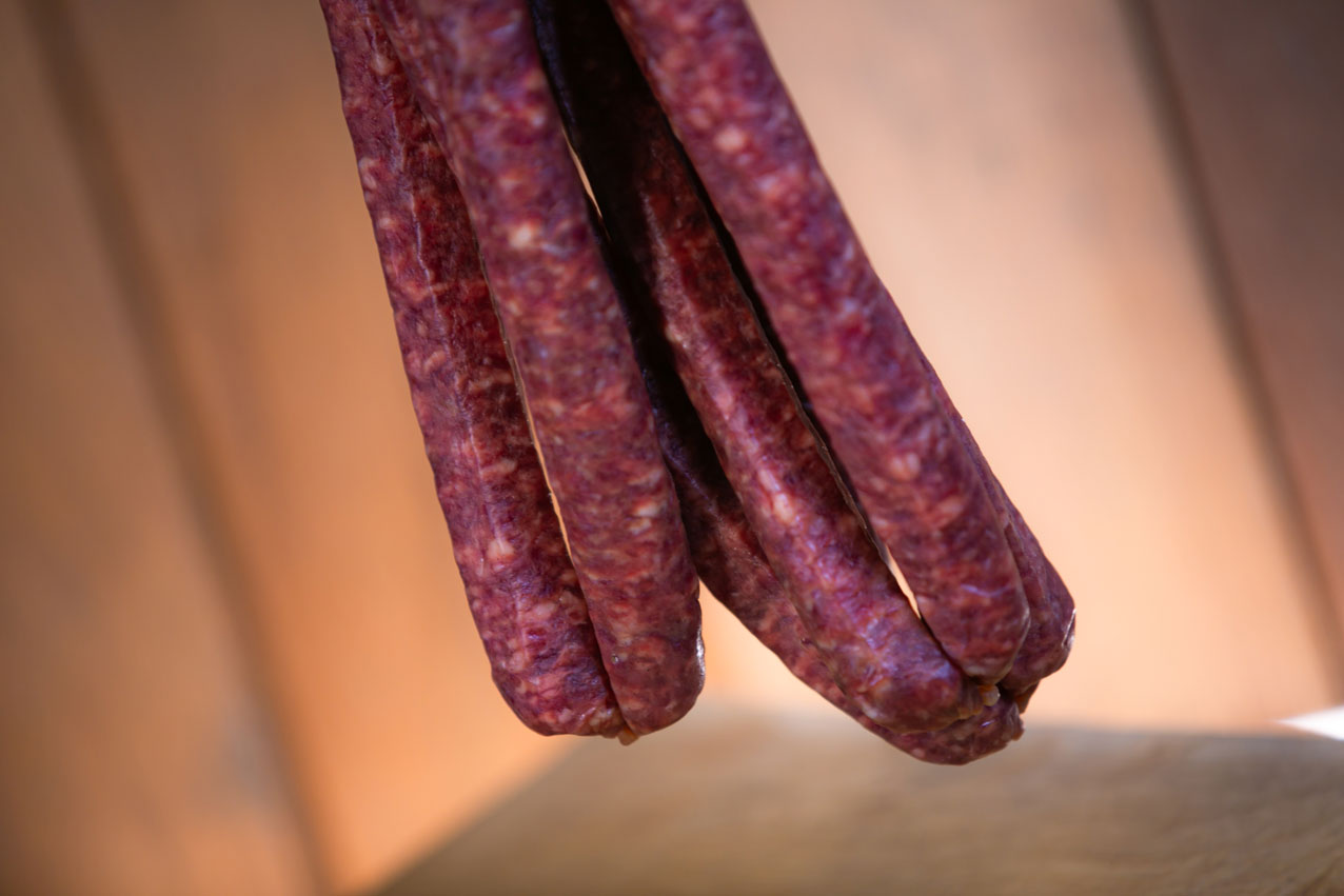 Salsiccia stagionata dolce e piccante